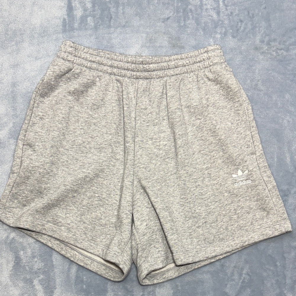 adidas Light Gray Athletic Shorts
